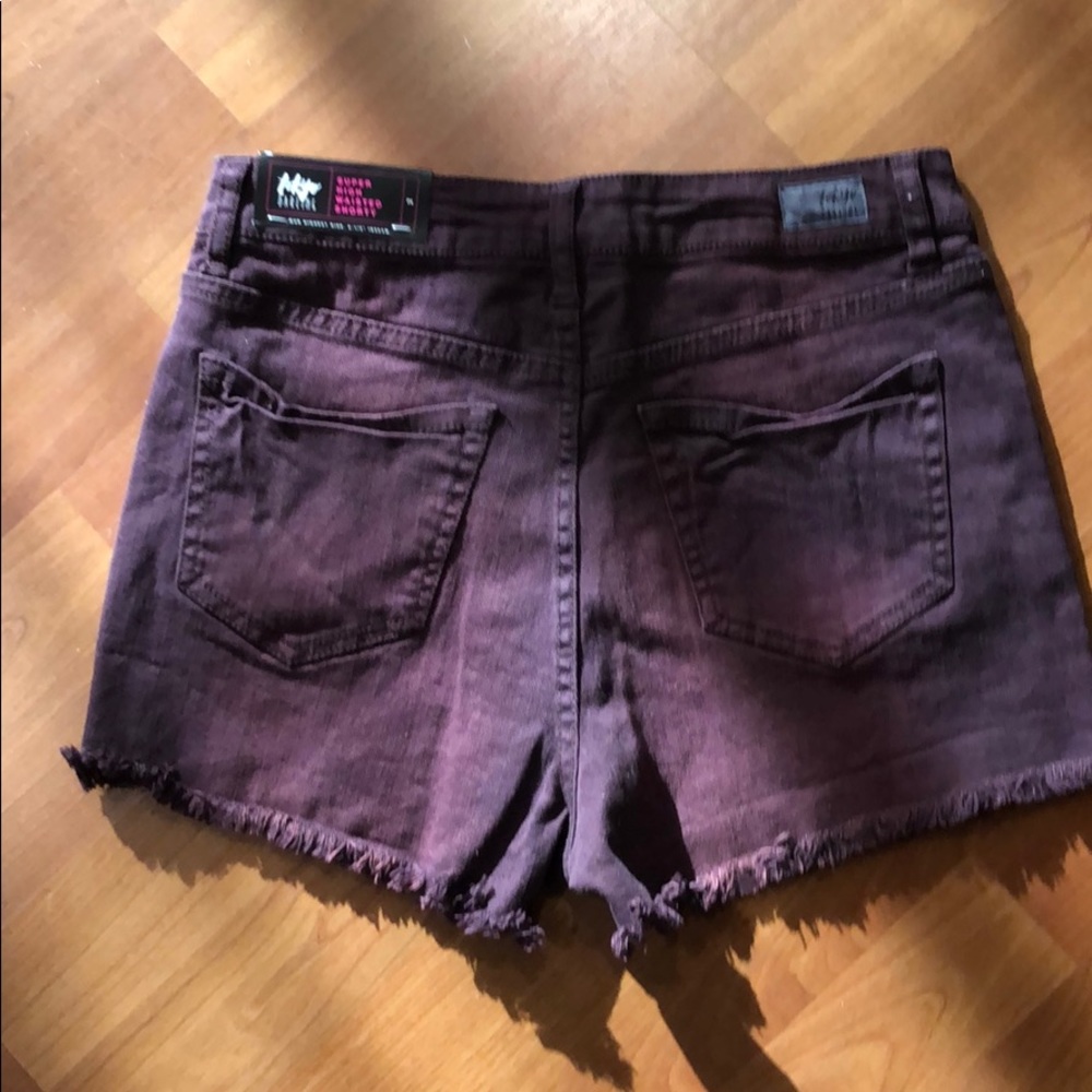 Aeropostale purple high waisted shorts - Picture 2 of 2